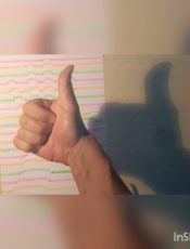 Op-Art hand!