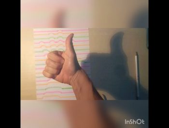 Op-Art hand!