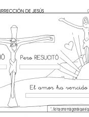 ¡Hola a todos! Os dejo una pequeña tarea para trabajar la pascua de resurrección estos días….