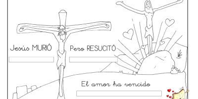 ¡Hola a todos! Os dejo una pequeña tarea para trabajar la pascua de resurrección estos días….