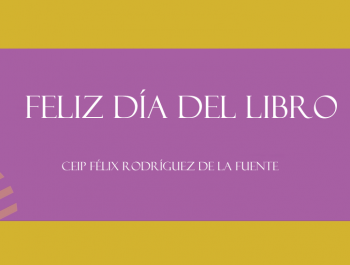 ¡FELIZ DÍA DEL LIBRO!