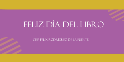 ¡FELIZ DÍA DEL LIBRO!