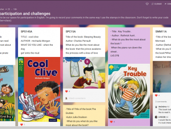 5th grade- PADLET- World Book Day and Unit 7