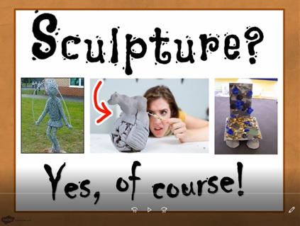 Sculpture? Yes, of course!