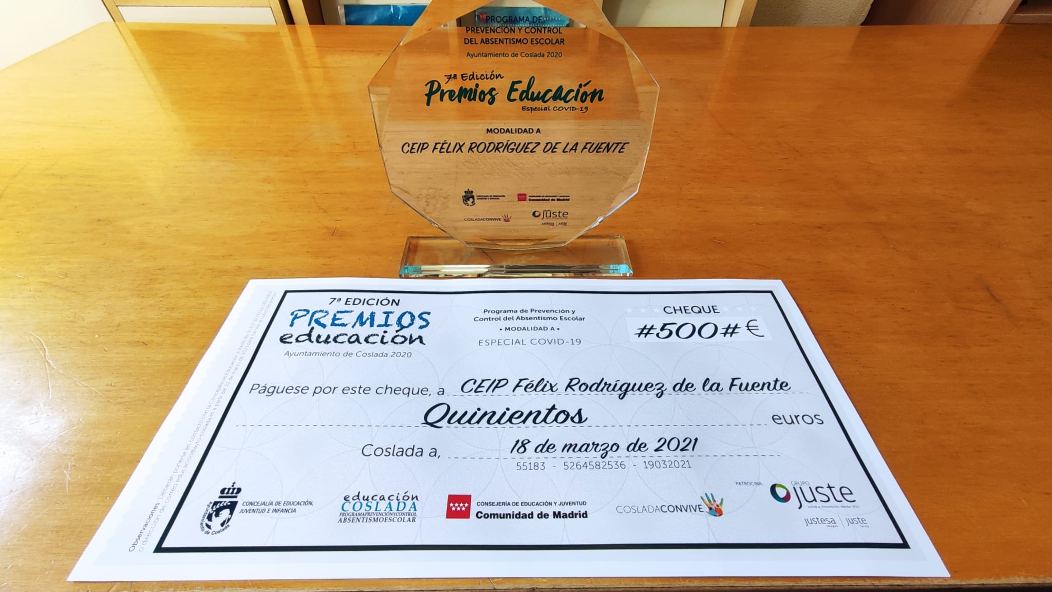 PREMIOS EDUCACIÓN AYTO. COSLADA 2021