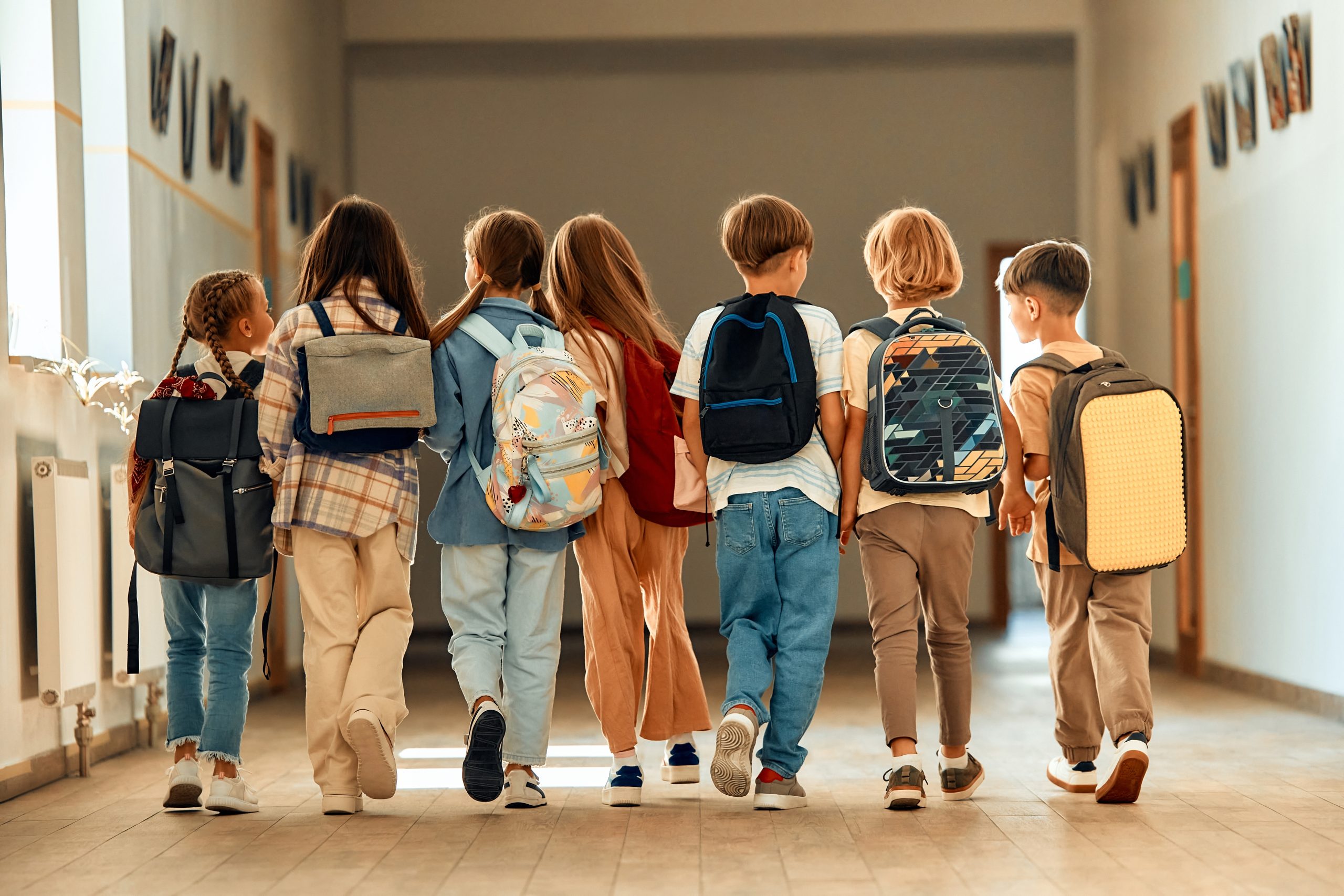 Alumnado en el CEIP San Isidoro