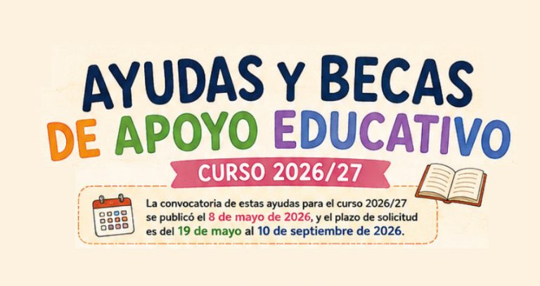 Abierto el plazo para solicitar la beca MEC para alumnos con NEE 2026/27