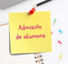 Proceso de admisión (periodo ordinario y extraordinario)