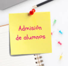 Proceso de admisión (periodo ordinario y extraordinario)