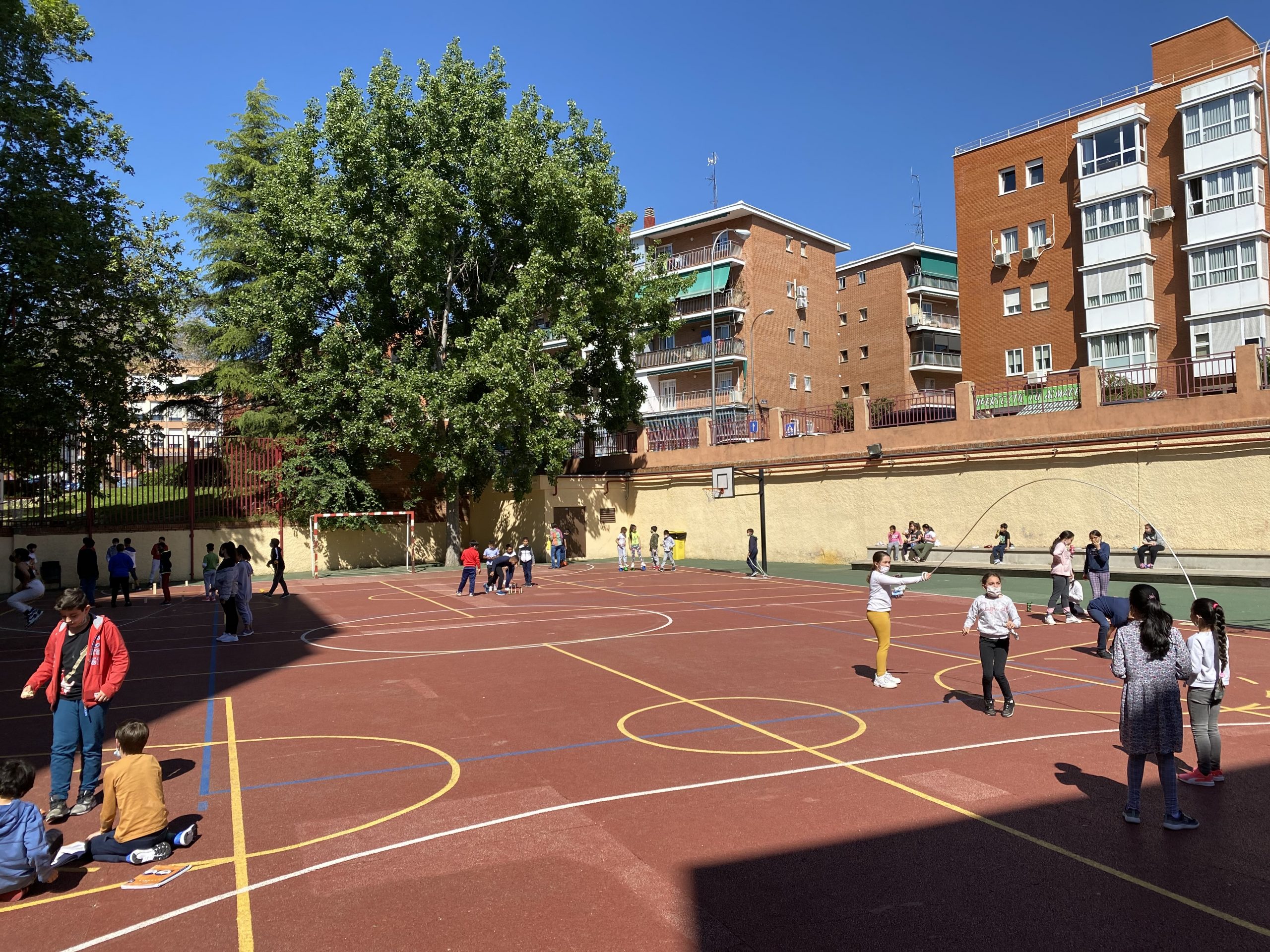 Adaptación del proyecto de patios activos a la situación Covid