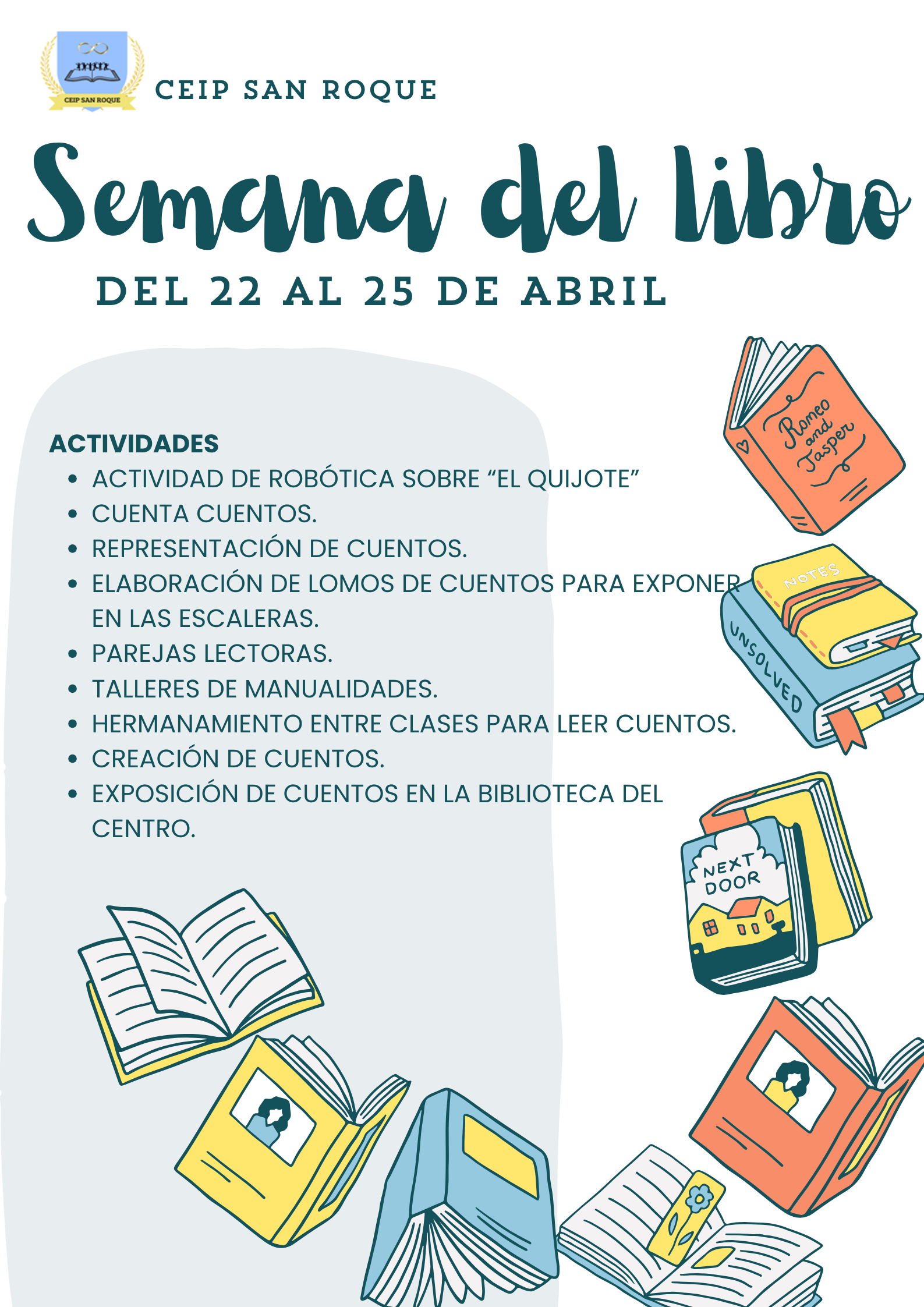 23 DE ABRIL DÍA DEL LIBRO