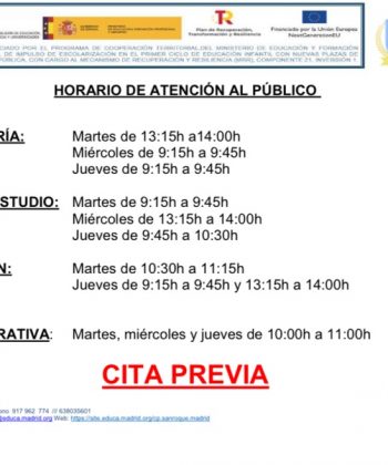 ATENCIÓN A FAMILIAS