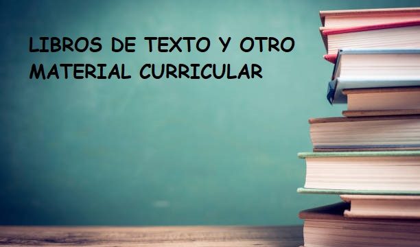 Libros de texto para el curso 2023/2024