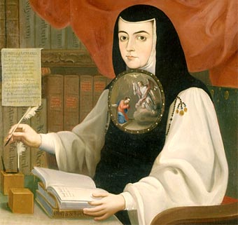Imagen que representa a Sor Juana Inés de la Cruz