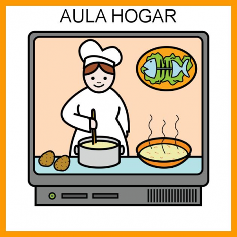 Pictograma aula hogar