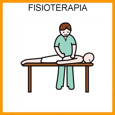 Pictograma de fisioterapia