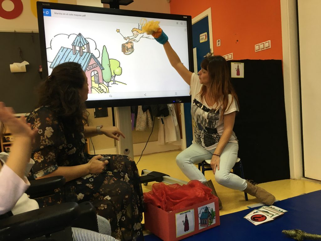 Foto taller cuentos de Marta