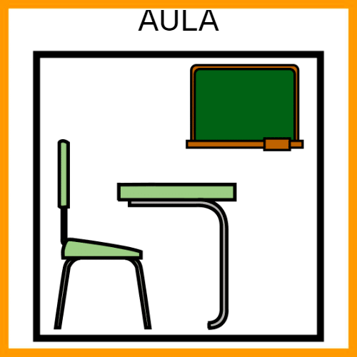 pictograma de aula