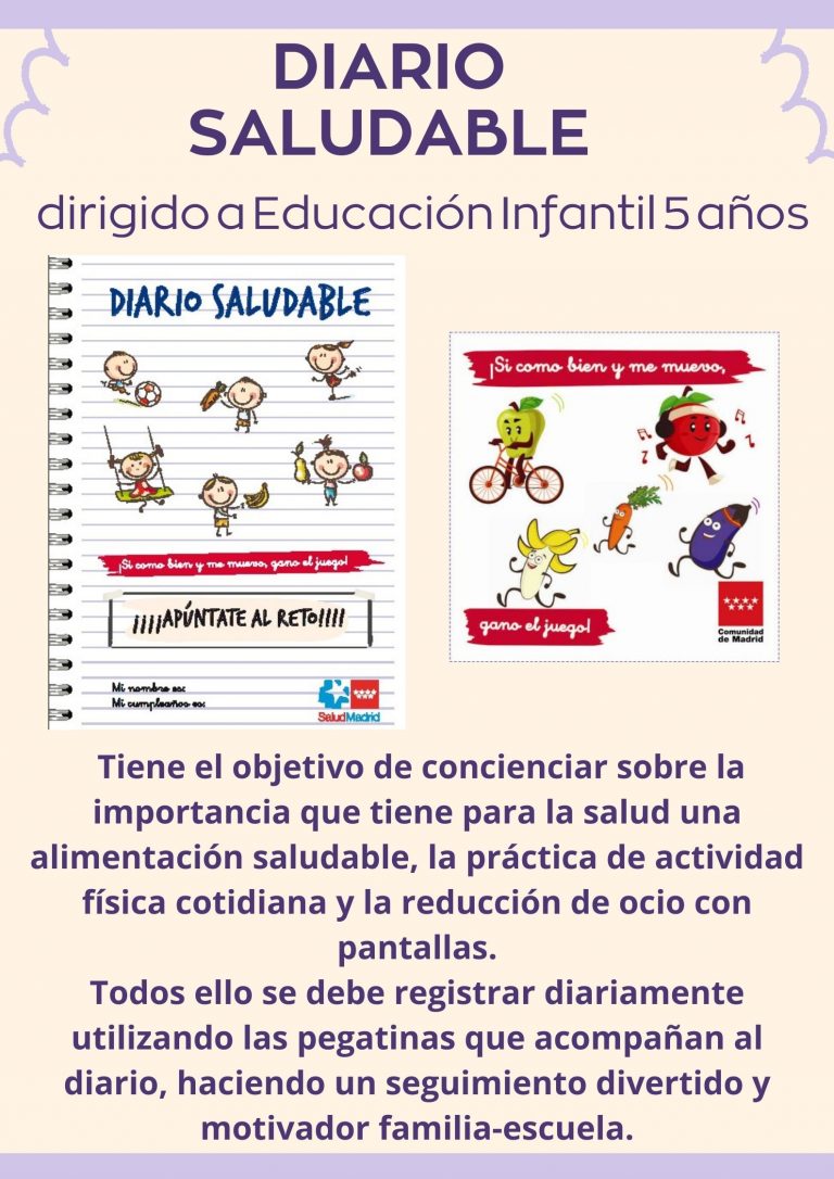 Diario saludable de la Comunidad de Madrid