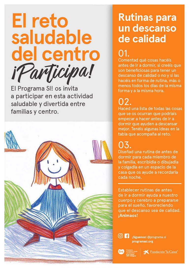 Reto saludable Rutinas para un descanso de calidad