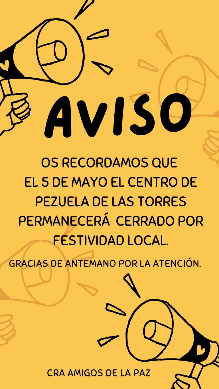 Festivo local Pezuela 5 de mayo