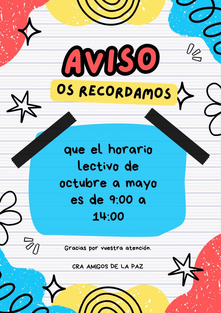 HORARIO LECTIVO