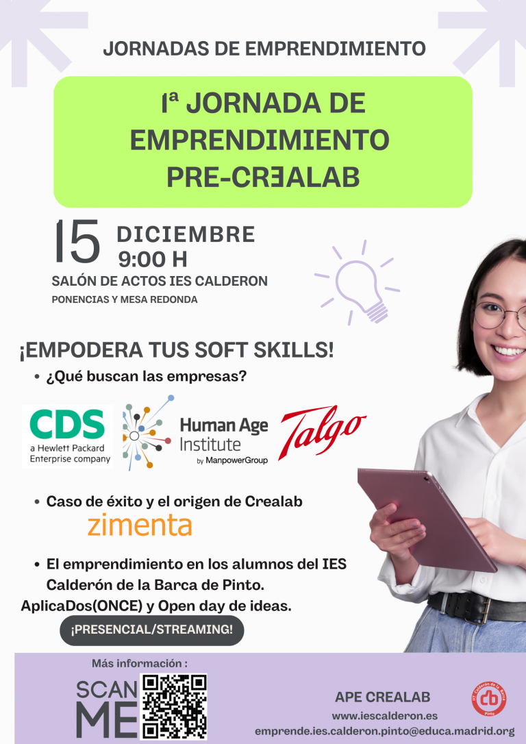 1ª JORNADAS DE EMPRENDIMIENTO CREALAB