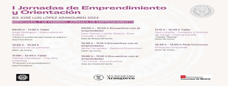 I Jornada de Emprendimiento IES José Luis López Aranguren