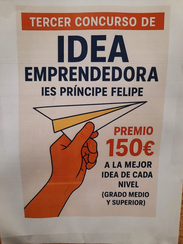 CONCURSO IDEA EMPRENDEDORA DEL IES PRÍNCIPE FELIPE