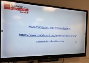Charla sobre el Certamen de Jóvenes Emprendedores en el IES Alarnes