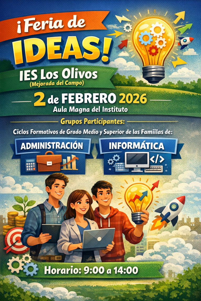 Gran éxito en la Feria de Ideas del IES Los Olivos