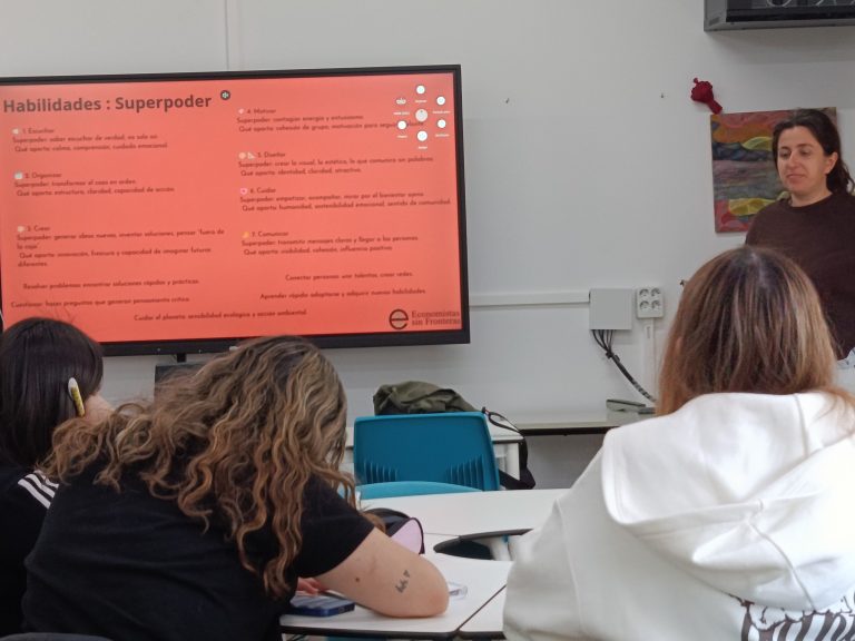 Talleres de emprendimiento social con Economistas sin Fronteras (IES Escuela Superior de Hostelería y Turismo)