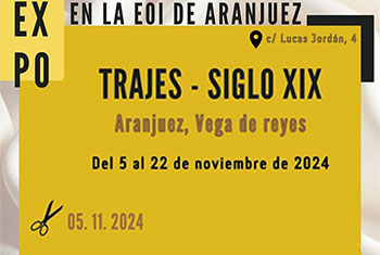Exposición noviembre 2024 Trajes del siglo XIX