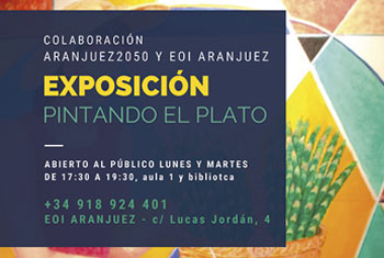 Exposición de pintura en la EOI de Aranjuez
