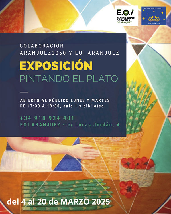 Exposición de pintura en la EOI de Aranjuez