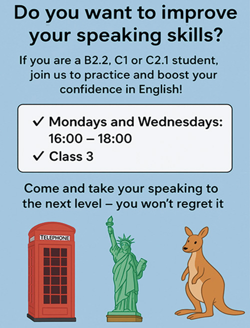 Improve your speaking skills