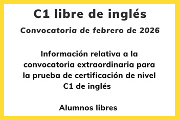 Certificación de C1 de inglés · Febrero 2026