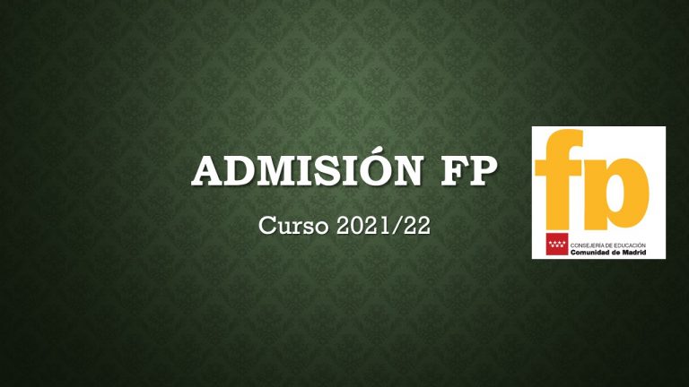 Admisión FPB