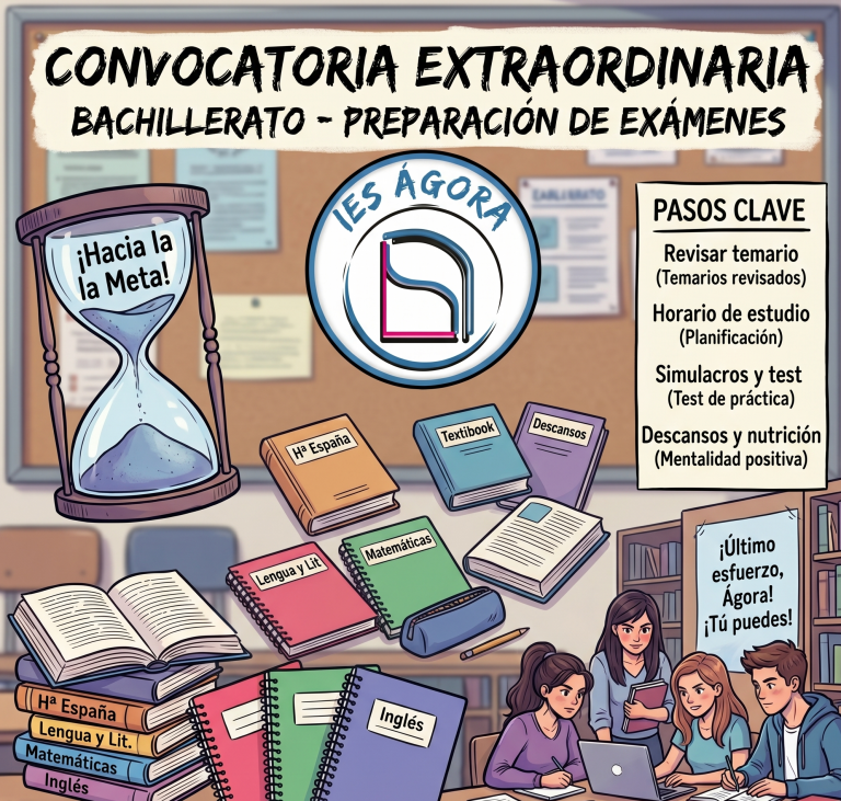 Convocatoria de las fechas de exámenes de evaluación extraordinaria de bachillerato