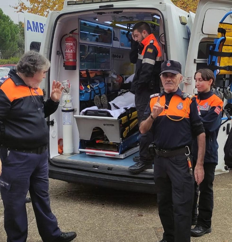 Nos visita Protección Civil de Alcalá de Henares (TES)