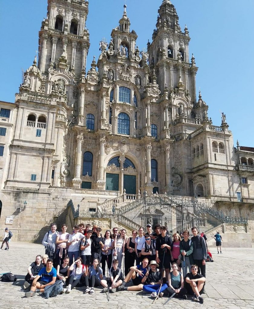 Camino de Santiago. Alumnos de 3º y 4º de Religión.