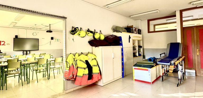 Aula de Emergencias Sanitarias del IES AL-SATT
