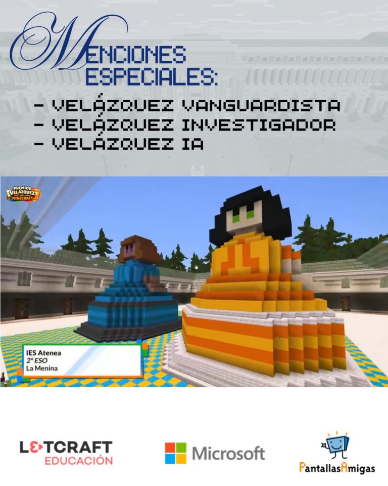 I Concurso Arte en la Nube: Explorando Velázquez en Minecraft.