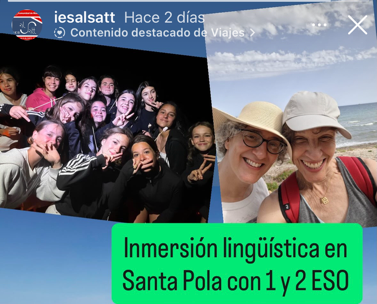 Inmersión lingüística en Santa Pola