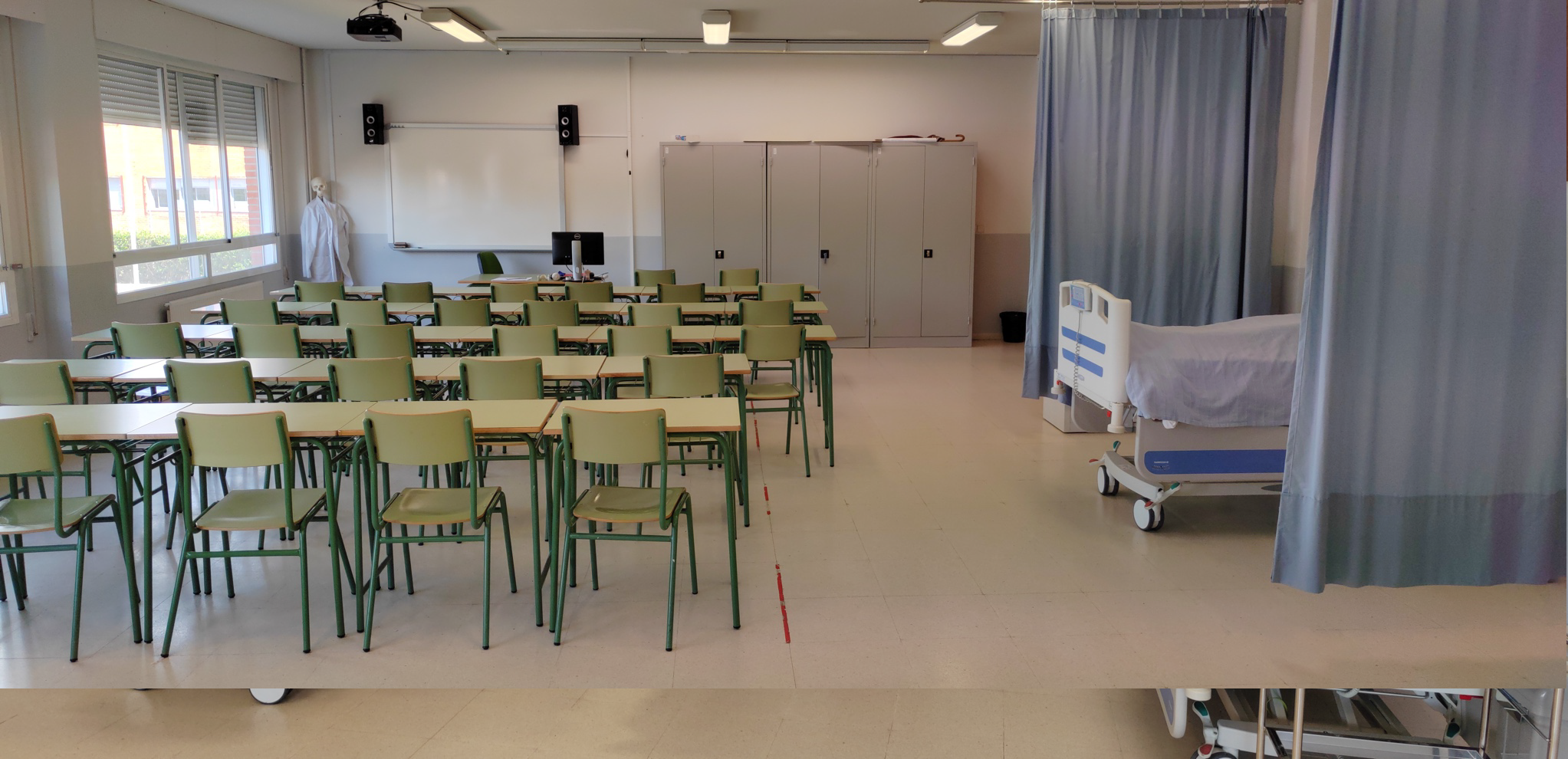 Instalaciones del aula-taller de enfermería