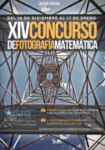 Cartel del XIV Concurso de Fotografía Matemática