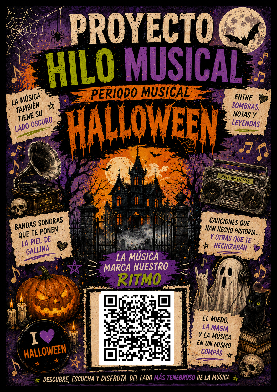 Cartel del Hilo Musical dedicado a Halloween