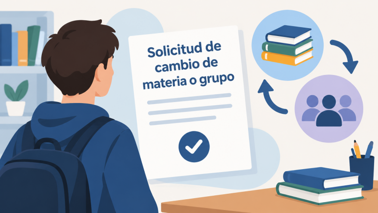 Abierto el plazo de solicitud de cambio de materia o grupo