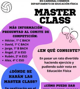 Master Class en los recreos