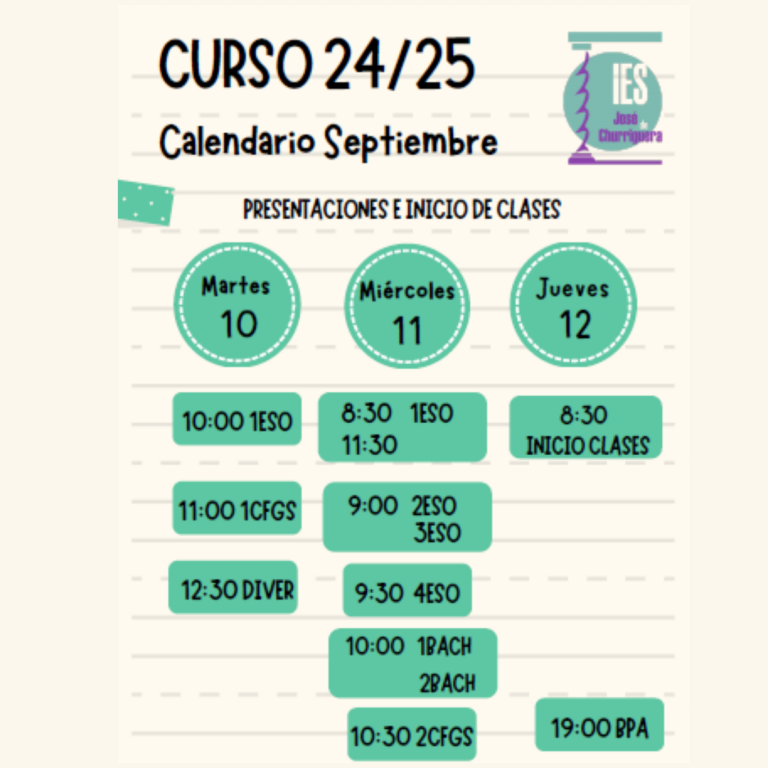 ¡Comienzan las clases!